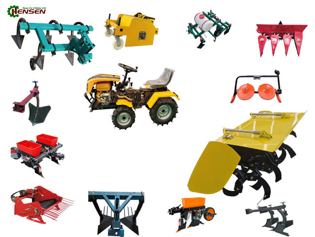 18HP Gasoline Tractor Agricultural 4 Wheel Drive Garden Tractor