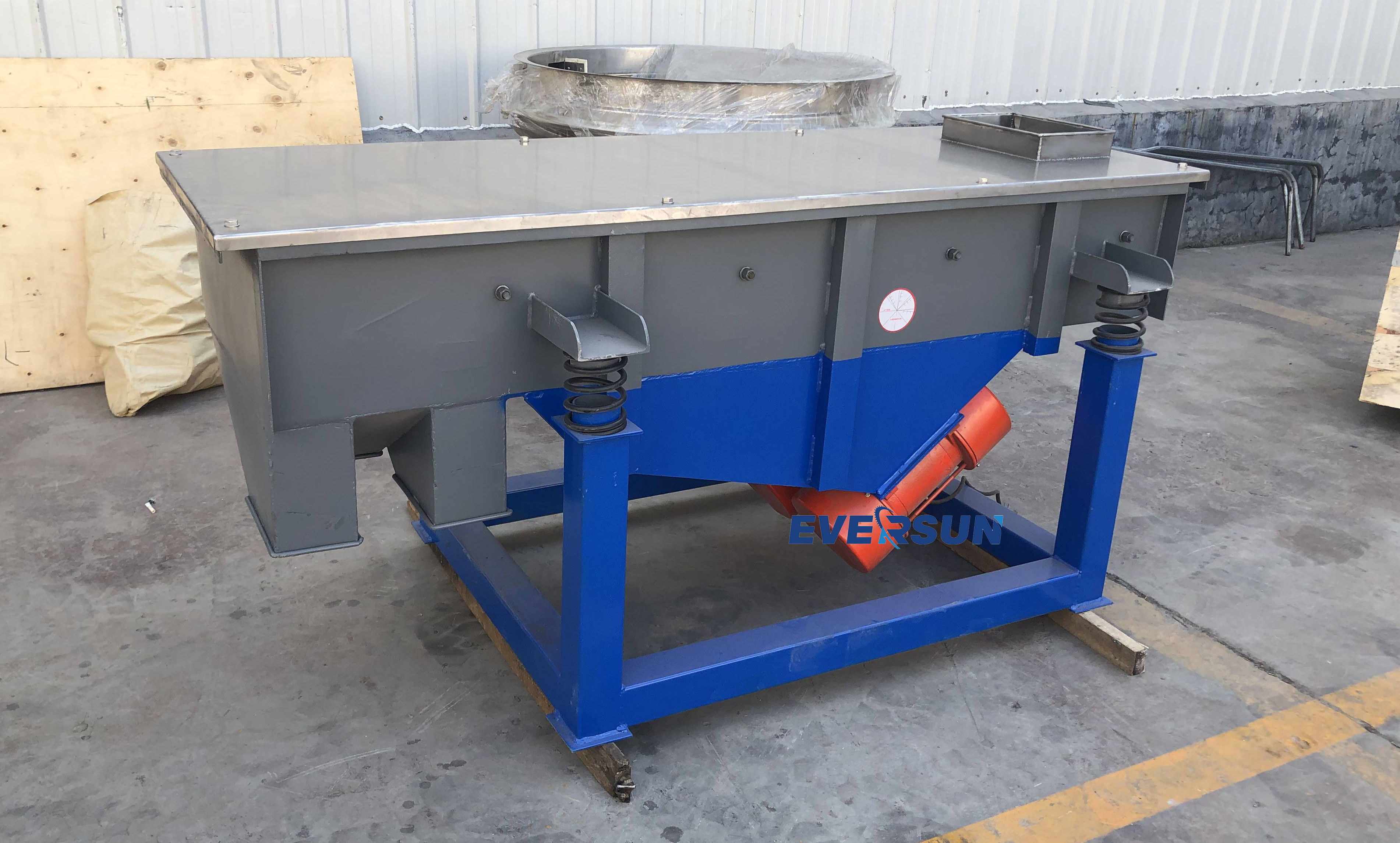 Stainless Steel Linear Vibrating Sieve Tea Grain Salt Vibrating Screen