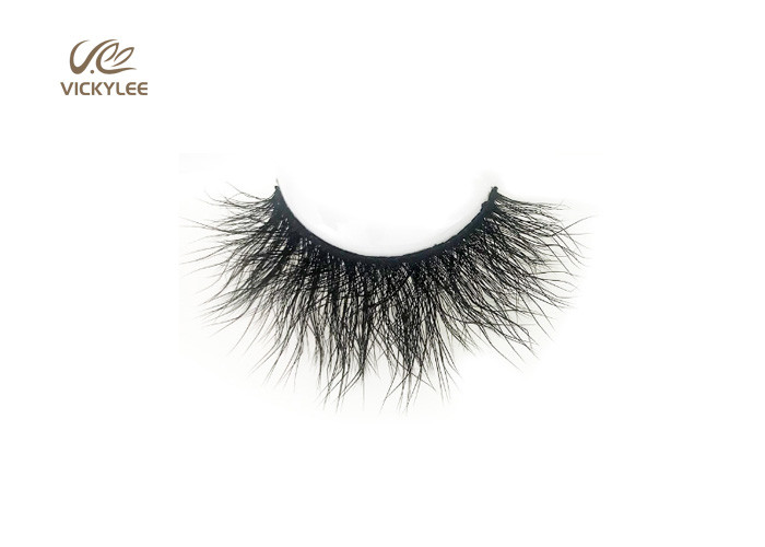 Human Hair 100% Handmade ODM Dramatic False Eyelashes