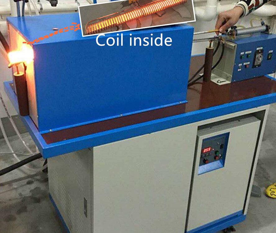 45KW Medium Frequency Induction Forging Furnace Induction Iron Forging Machine 60hz