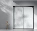 Stainless Steel, Bathroom Shower Room,Double Sliding Door, Slider Door,Matt