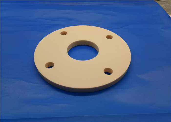 Customized 97% Alumina Large Ceramic Disk / Al2o3 Bunner Plates