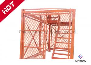 China Box Type Ladders And Scaffold Towers , Lightweight Scaffold Tower With Satety Protecting Netting on sale