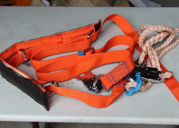 Quality High Tenacity  Polyester Full Body Safety Belt with Safety Rope / lanyard for sale