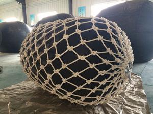 China 1700mm*3000mm Rope Net Pneumatic Fender Inflatable Boat Fenders wholesale