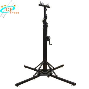 China 6m Crank Light Truss Stand Winch Lighting Stand For Show Easy Moving wholesale