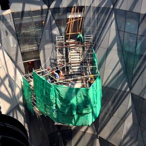 Aluminum Suspended Platform Scaffolding , Cuplock Scaffolding System 1.8mm