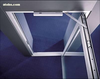 Concealed Hydraulic Sliding Door Closer for Fire Door 6 KG 180 Degree Opening Angle