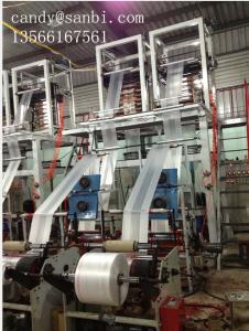 China Double Head Film Blowing Machine Blown Film Equipment High Output wholesale