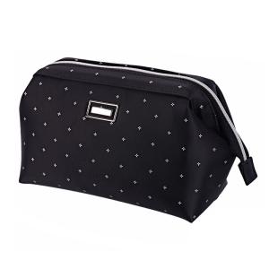 China Waterproof Fashion Black Polyester Cosmetic Bag wholesale