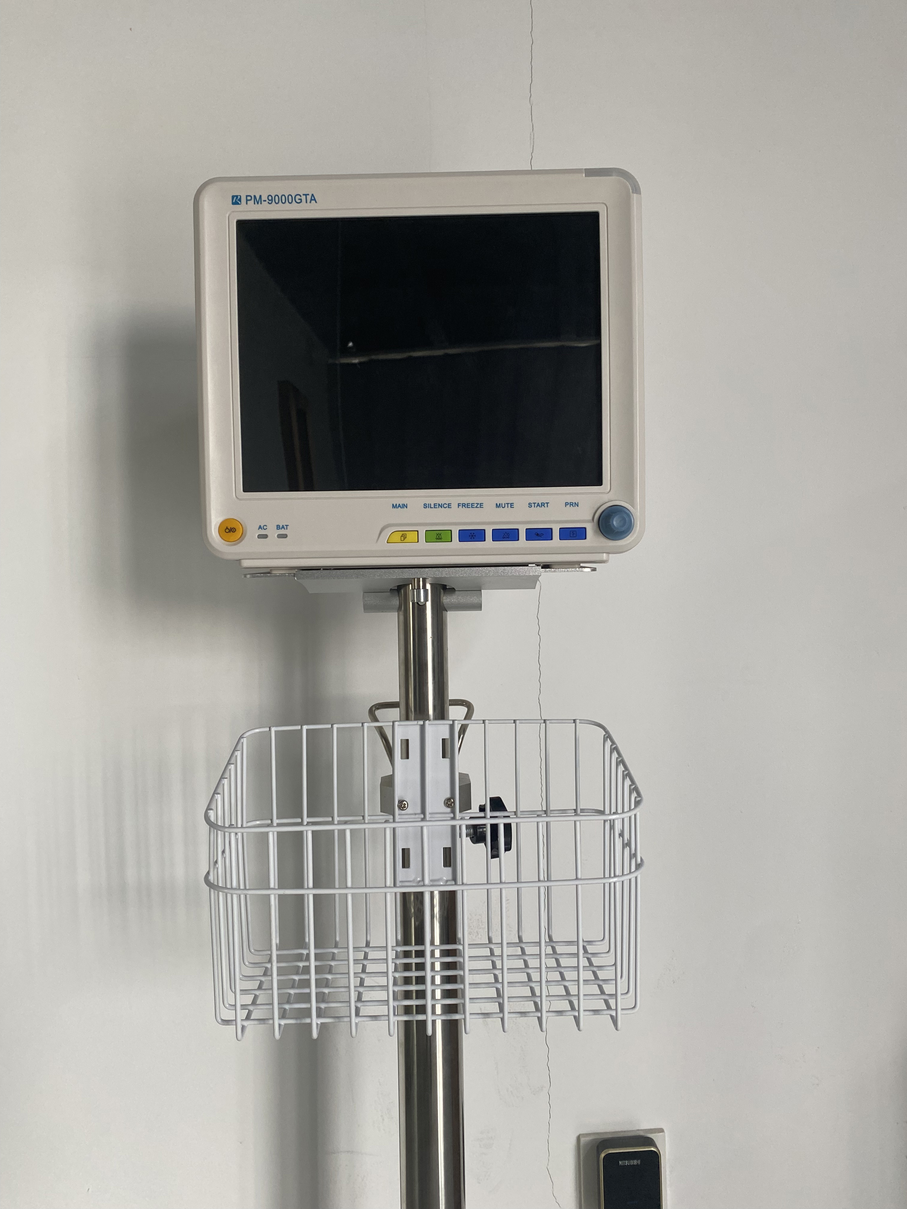 Patient Monitor Trolley Cart Medical Stainless Mobile Stand For Sale