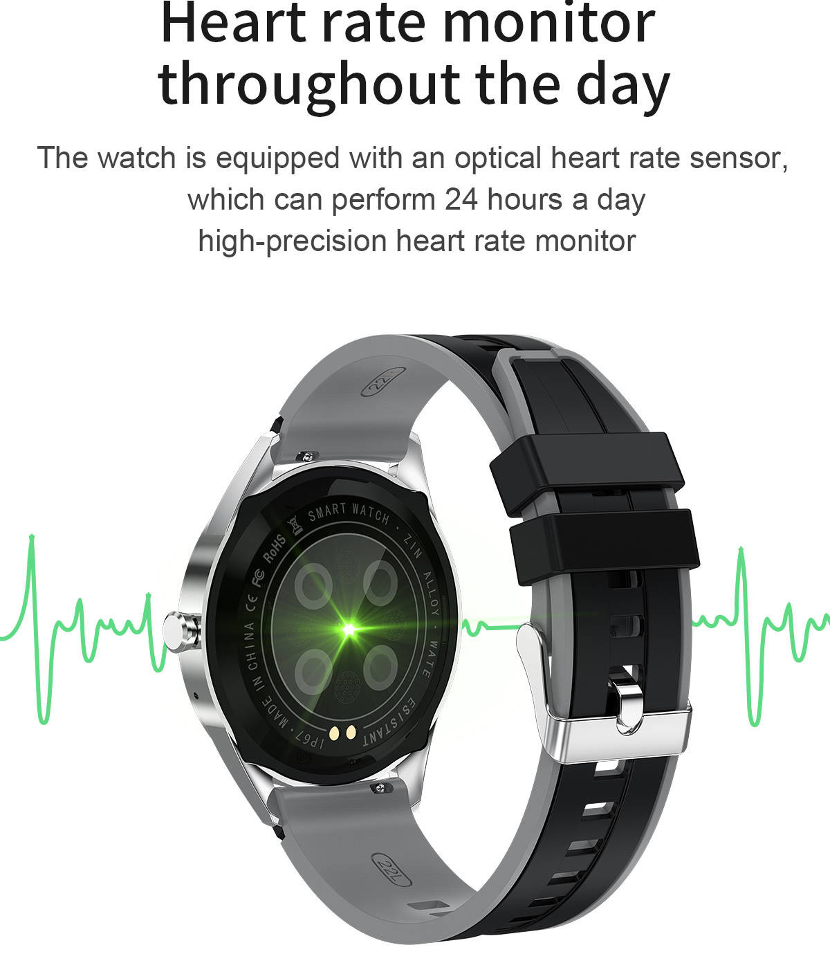 Men Smartwatch Bluetooth Call Heart Rate Monitoring Step Distance Fitness Tracker