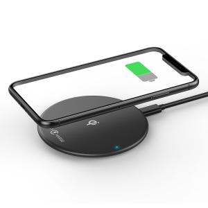 China ABS 7mm 3 Coils Qi Wirelss Charging Pad , 10W Wireless Charging Phone Pad White wholesale