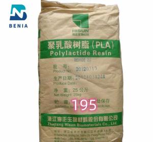 China Hisun PLA Resin REVODE 195 Polylactic Acid Biobased PLA Pellets for Biodegradable Compostable wholesale
