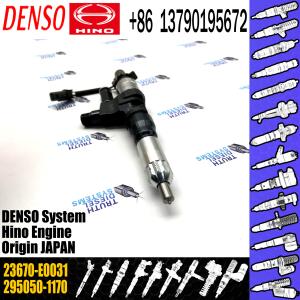 China 295050-1170 DENSO Diesel Injector ISO 095000-6750 For HINO 23670-E0030 wholesale