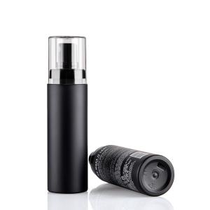 China 60ml Matte Finish Black Plastic Cosmetic Bottle with Makeup Sprayer Set wholesale