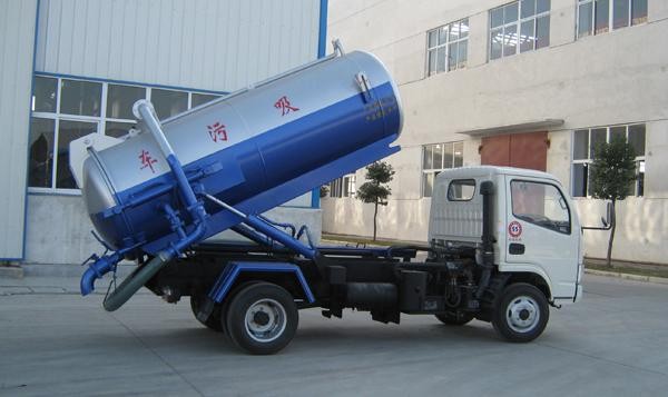 120HP Euro3 Dongfeng EQ5090GXW3 Suction Truck,Dongfeng Camions,Dongfeng Truck