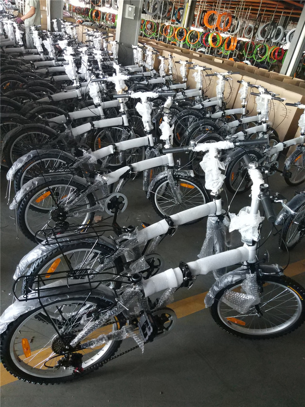 Folding Bicycle 20 Inch 7 Gear 6 Speed Hi Ten Steel Frame Aluminum Alloy Shimano Folding Bike 13KG