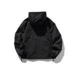 Oem Factory Manufacturer Custom Logo Windproof Vintage Campus Men Hooded Jacket