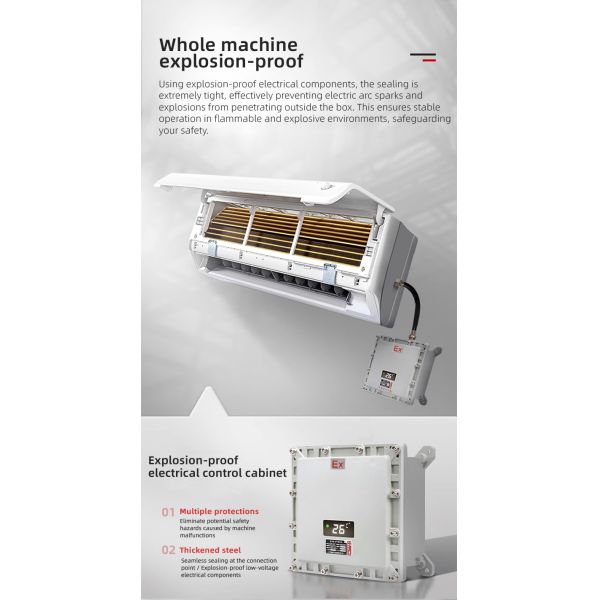 2P Cabinet-type Explosion-proof Air Conditioner For Explosive Gas And Dust Environments