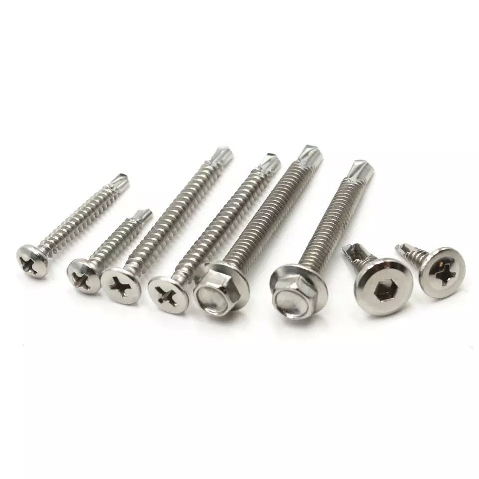 Stainless Steel Sheet Metal Screws 316 Stainless Steel Self Drilling Screw Hex Head 48 19
