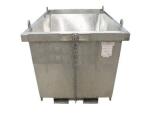 Low Profile Forklift Dumpster Hopper 4000LBS Self Tipping Dumpster