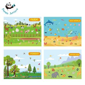 China Educational Letter Reusable Sticker Book Waterproof Full Color For Toddlers on sale
