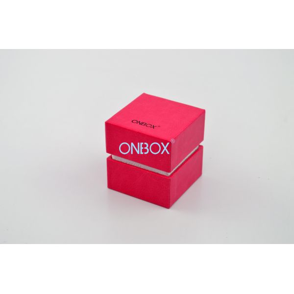 Small Jewelry Leather Ring Boxes W/ Custom Size Insert Slot Injection Core