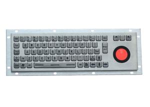 China LED Backlit 5VDC PS2 Industrial Metal Keyboard Stainless Steel 68keys wholesale