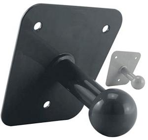 China Matte Black Powder Coated Carbon Steel Bike Rack Wall Mount Bracket Ball Head Black wholesale