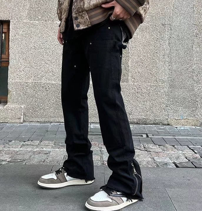 Men Cargo Jogger Pants Cargo Multi Pockets Custom Straight Track Pant Men Khaki Trousers Cargo Pants