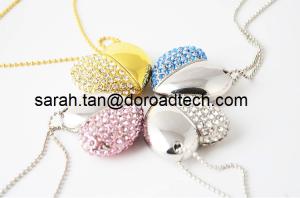 China Heart Jewelry USB Flash Drive with Necklace wholesale