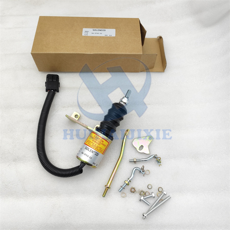 3932017 Diesel Engine Stop Solenoid Valve SA-3742-12 Fuel Shutdown Solenoid Switch for Duetz Bosch RSV