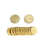 Round Arcade Game Machine Parts Stainless Steel / Copper Token Coin With Logo