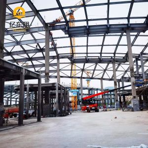 Custom Steel Truss Roof Warehouse Q235B Q355B Prefabricated Structure