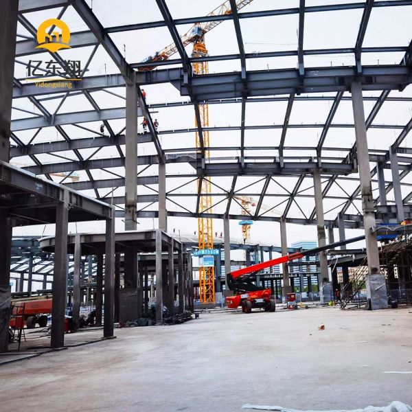 Quality Custom Steel Truss Roof Warehouse Q235B Q355B Prefabricated Structure for sale