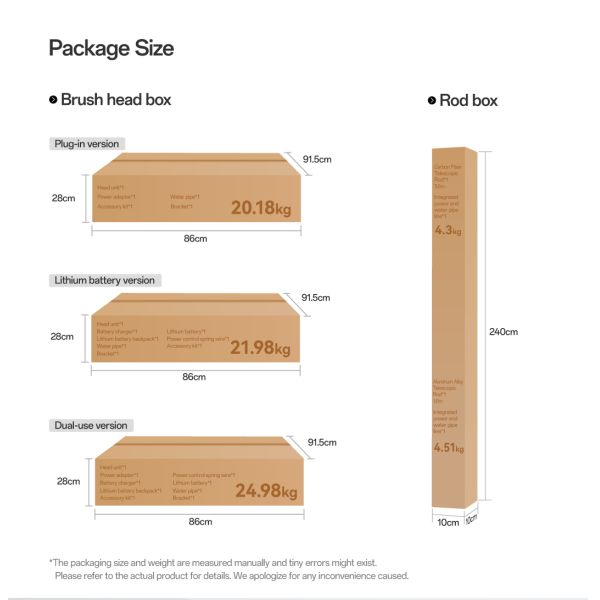 Powerful Solar Panel Roller Brush 3.6 Meter Aluminum Alloy Solar Panel Cleaning