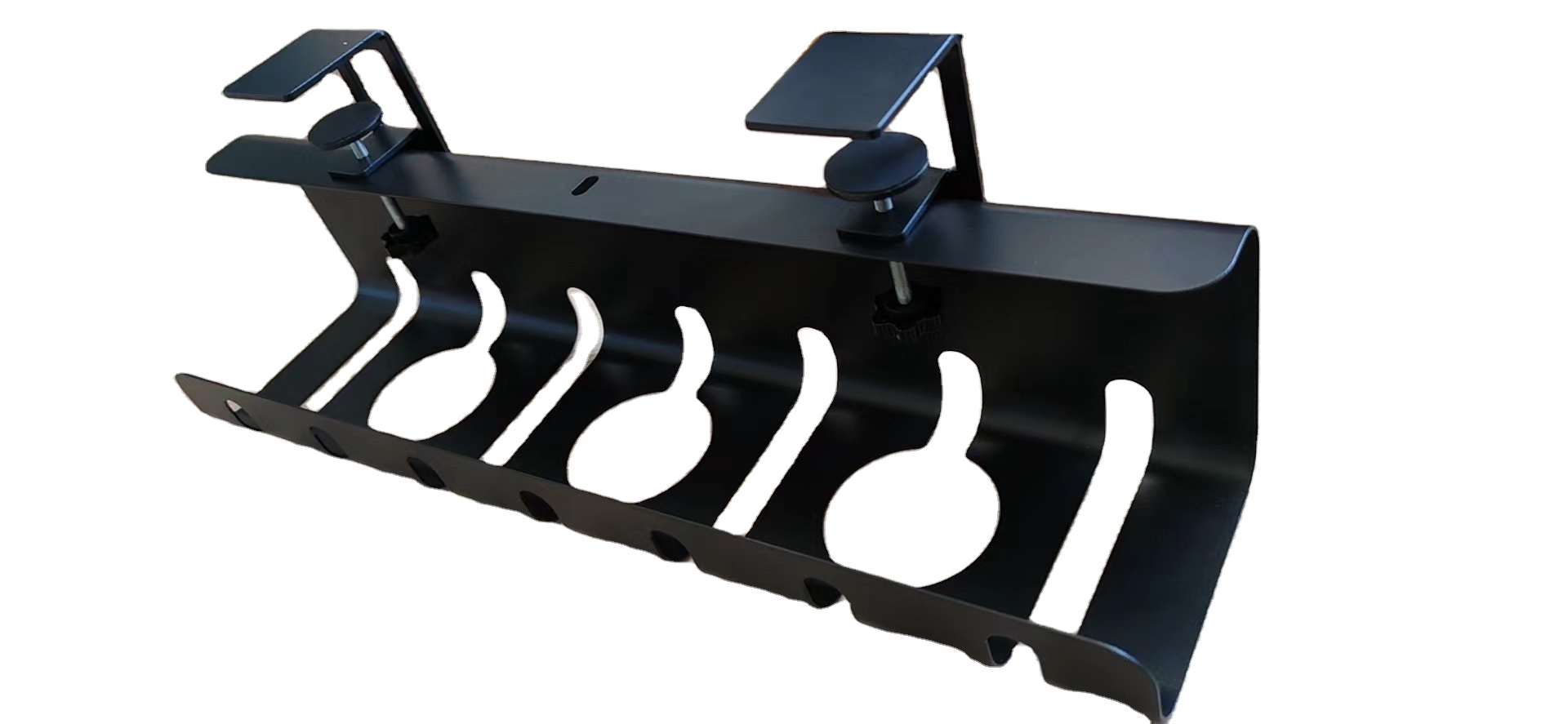Upgrade Your Workspace with No Drill Standing Desk Wire Management Tray and Cord Rack