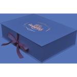 Satin Silk Magnetic Ribbon Box , FSC SGS B Flute 8x10 Gift Box