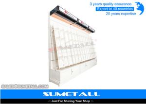 China Wire Metal Book Display Shelving Units , Book Display Rack For Supermarket / Library wholesale