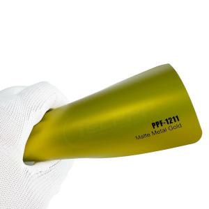 China Matte Metal Gold Vehicle Paint Protection Film Polymeric Hydrophobic Layer wholesale