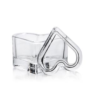 China High quality crystal glass jewelry box for wedding gifts wholesale