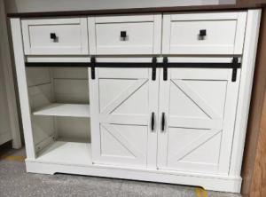 China Fashion Design White Storage Sideboard with Two Doors and Three Drawers wholesale