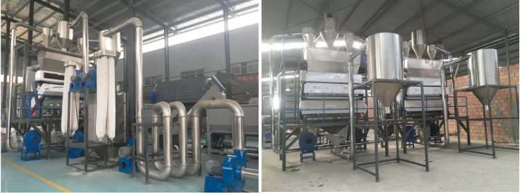 Polyester Staple Plastic Recycling Machine 1500RPM 190KW For Waste Recycle Plant