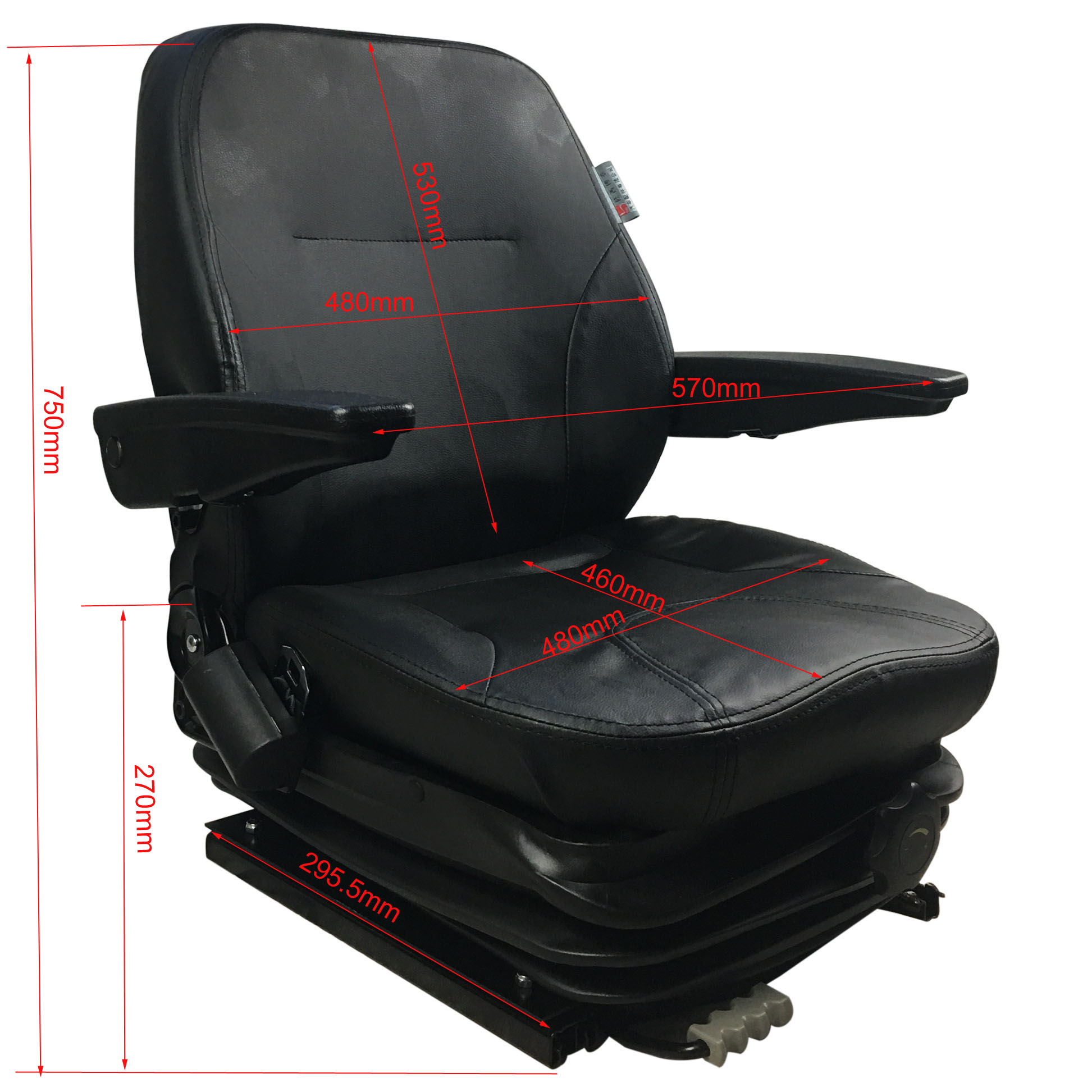 Construction Seats For Road Roller Tow Tractors Sweepers Mechanical Seats