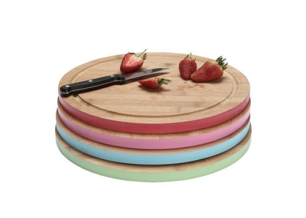 Promotional Small Bamboo Cutting Board , Thick Wooden Chopping Board Antibacteri
