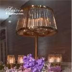 Gold Stand Crystal Shade Centerpieces For Wedding Centerpieces