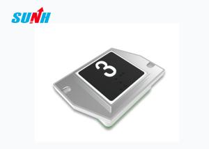 China Chrome Elevator Push Button Square Shape With DC24V / DC12V White Light wholesale