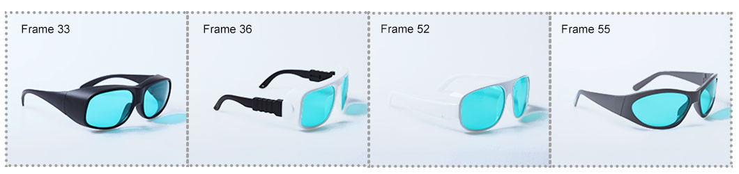 600-700nm Red Laser Protection Goggles Safety Eyewear With CE EN207