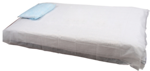 Waterproof Pink 60*80cm 60*100cm SMS Disposable Bed Cover Roll